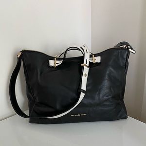 Michael Kors Black Leather Handbag